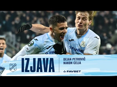 Dejan Petrovič nakon Celja - 5. kolo UEFA Konferencijske lige (2025./26.)