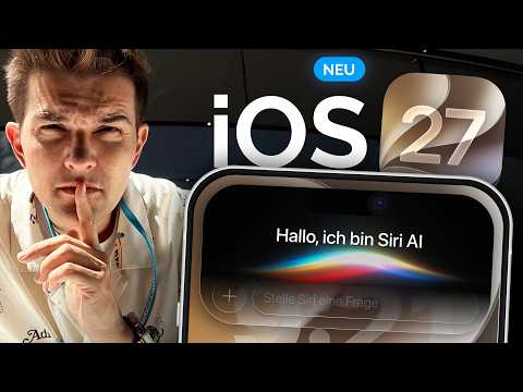 Siri AI, iOS 27 & mehr! Alle Neuheiten von Apples WWDC 2026!