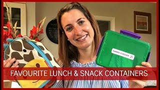 Favourite Lunch & Snack Containers | ThroughMummysEyes