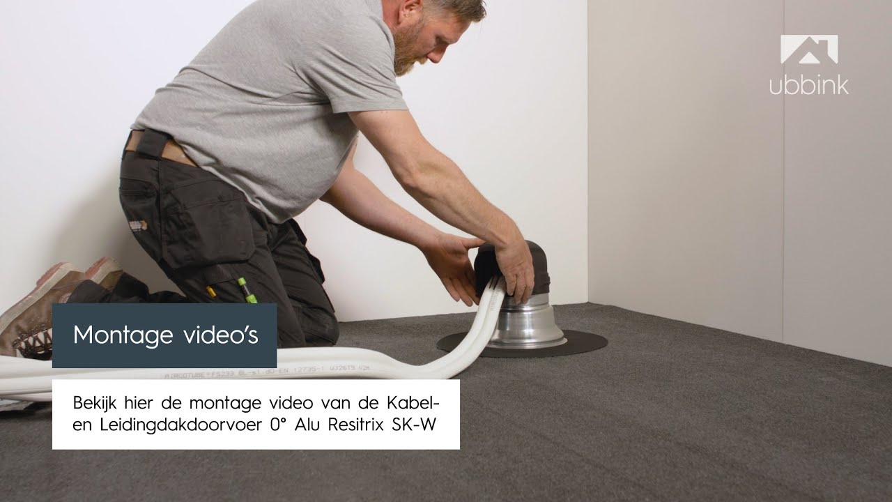 Kabel- en leidingdoorvoer 0° Alu Resitrix SK-W met vaste scharnierkap