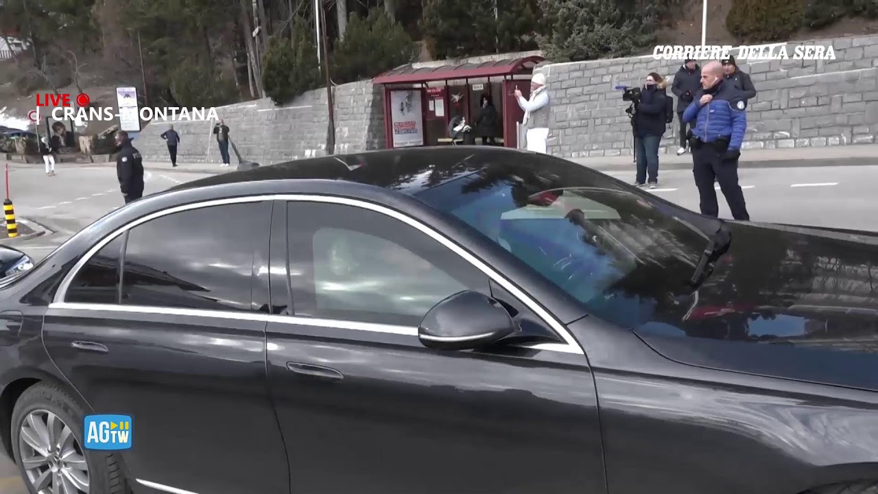 Crans-Montana, la visita del Ministro Tajani