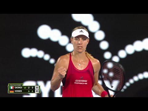Camila Giorgi v Angelique Kerber Match Highlights (SF) | Sydney International 2018