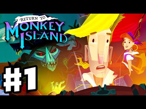 Return to Monkey Island - Gameplay Walkthrough Part 1 - A New Beginning! A Friendly Place! - YouTube