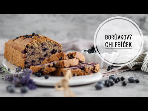 BEZLEPKOVÝ BORŮVKOVÝ CHLEBÍČEK | vegan | MaruškaVEG