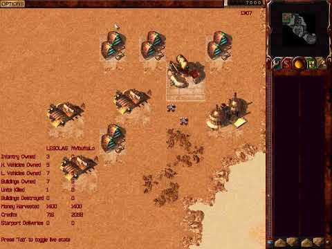 Dune 2000 tournament 2018 - LEGOLAS vs buffaLo