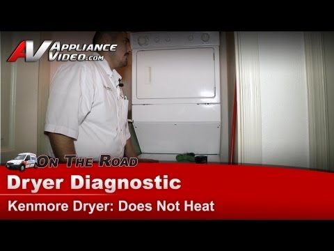 Kenmore Dryer Repair - Does Not Heat - Drive Motor
