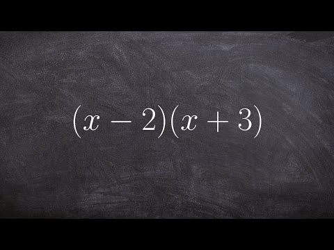 Multiplying Two Binomials Using Box Method Math Tutorial