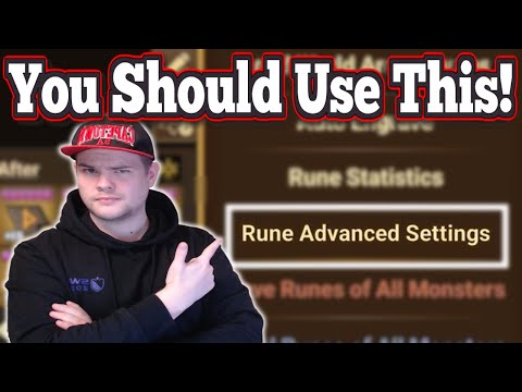 Tips & Tricks For The In-Game Rune Optimizer! (Rune Advanced Settings) - Summoners War