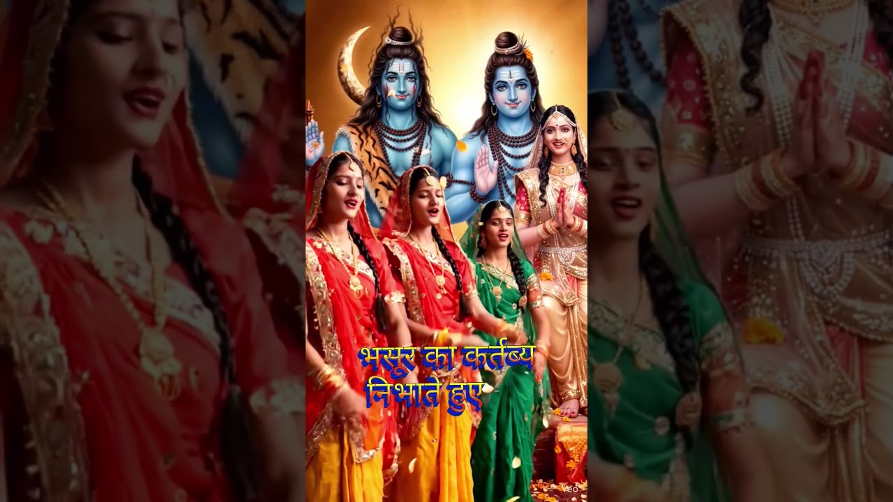 🕉बाबा धीरे धीरे मड़वा में आइलें🔱 #Shorts #ViralShorts #Mahadev #TrendingReels #HinduStatus #RamSita