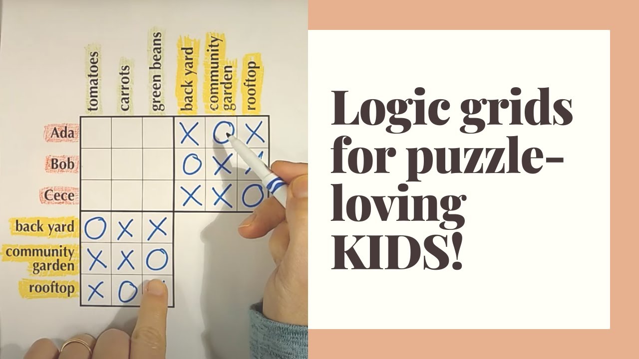 KIDS Can Solve Logic Puzzles! (Puzzle-loving kids)