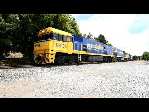 Pacific National Diverted Steel Train 2YN2 through the Adelaide Hills NR's and 8117 23/01/23