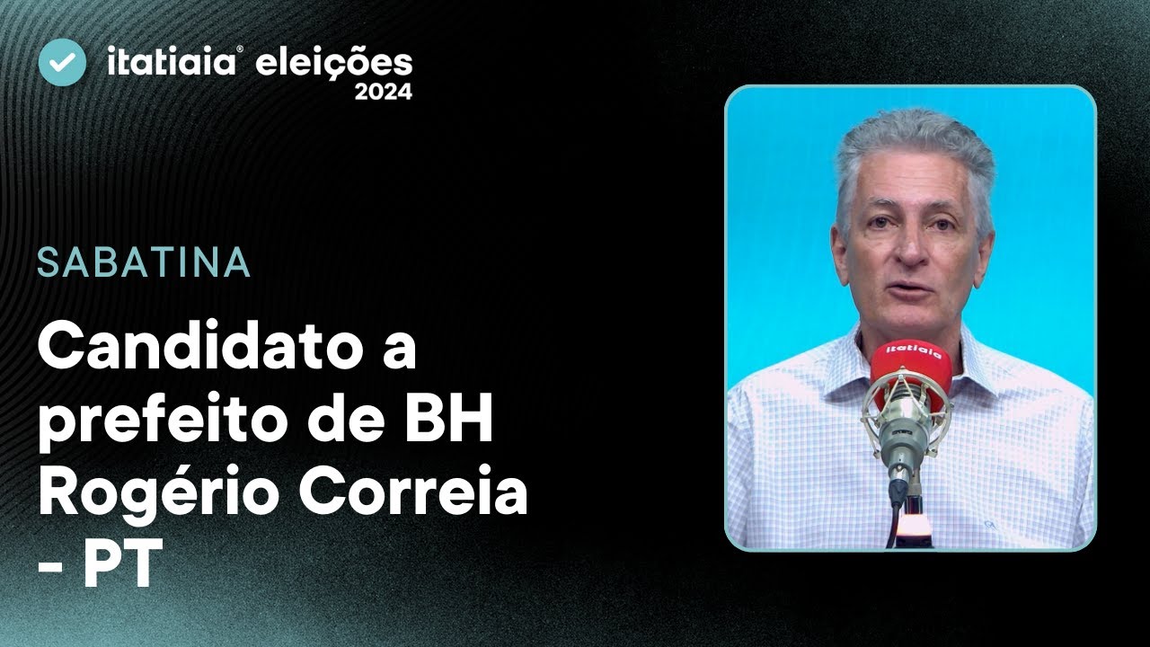 CANDIDATO A PREFEITO DE BH, ROGÉRIO CORREIA (PT) É ENTREVISTADO POR JONALISTAS DA ITATIAIA