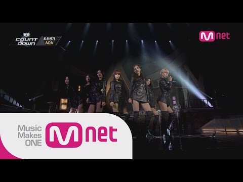 Mnet [M COUNTDOWN] Ep.402 : AOA - Time + 캣워크 + 사뿐사뿐 @M COUNTDOWN_141113