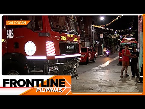 Dalawang fire truck, nagkabanggan sa Caloocan Frontline Pilipinas