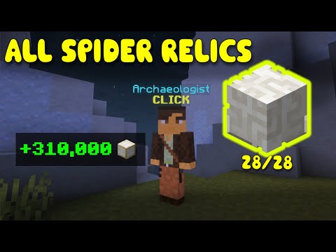 All Spider Relics In Hypixel Skyblock WORKING 2025
