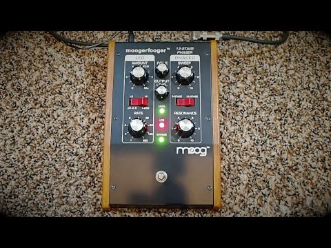 Moog Moogerfooger MF-103 12-Stage Phaser Demo