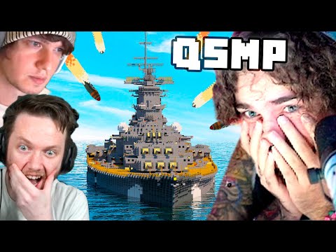 EPIC Minecraft Naval Battle ft. WUANT - QSMP PURGATORY 2