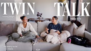 TWIN TALK | how to start content creation, marriage, how to get lean + tips and GIVEAWAY!!!