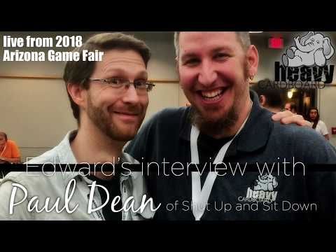 An evening with Paul Dean of Shut Up & Sit Down & Edward of Heavy Cardboard