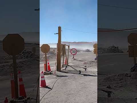 Temporal de viento en Faena Proyecto Pampas Hibridos Taltal, región de Antofagasta.