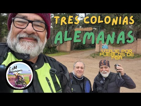 PASAMOS por tres COLONIAS ALEMANAS👌CAMINO a PRINGLES/VIAJES en MOTO por PBA