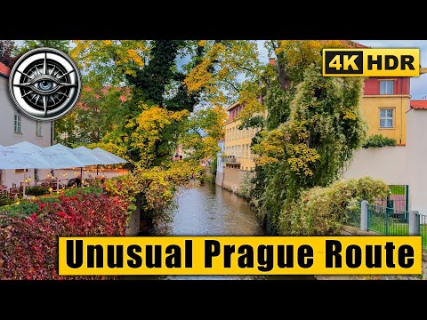 Prague Walking Tour | Unusual Route Through the City 🇨🇿 4K HDR