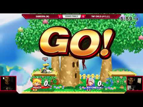 VS Weekly 7/12/18 - Grand Finals - Samsora (Peach) vs TNF Child (Bayonetta) - Smash 4