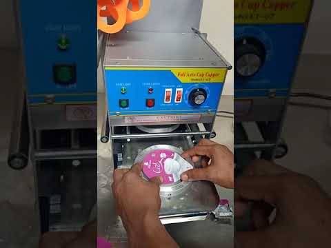 Semi Automatic cup sealing Machine