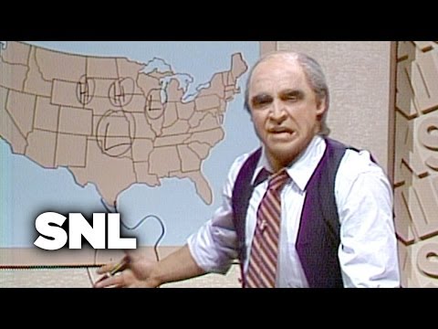 Newsbreak: Lou Grant Weather Report - Saturday Night Live