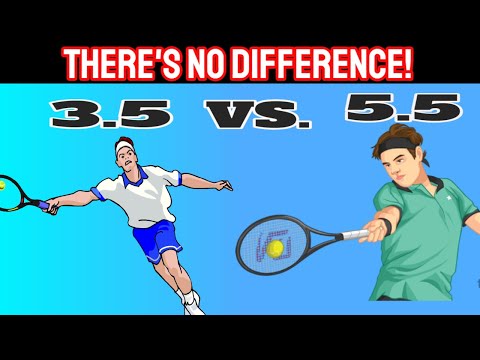 There is NO difference between a 3.5 and 5.5 tennis player