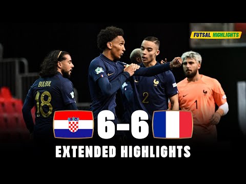 France vs Croatia | Comeback From France in 50 Seconds | Highlights | U19 Euro Futsal 03-09-2023