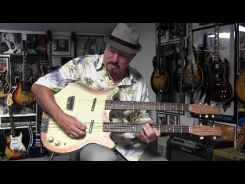 1960 Danelectro 3923 Double Neck Demo