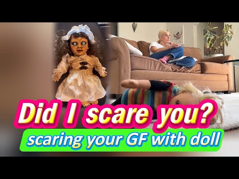 Funny😄｜Did I scare  you?Possessed doll prank｜Broma de la muñeca poseída 😱👻