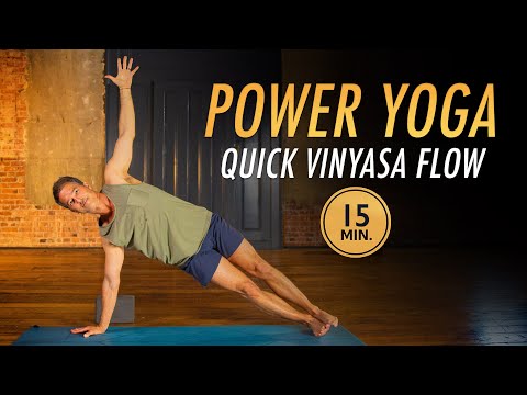 Quick Vinyasa Yoga Flow: Build Heat and Focus in 15 Min