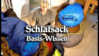 SCHLAFSACK Kaufberatung, DAUNE VS. KUNSTFASER, 7 Schlafsäcke Vorstellung
