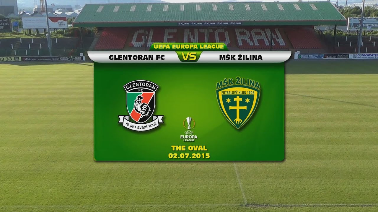 FC Glentoran Belfast 1-4 MSK Zilina