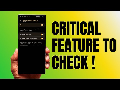 Enavle App Protection Feature on All Samsung Galaxy Phones !
