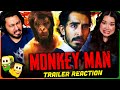 MONKEY MAN Trailer Reaction! | Dev Patel | Sobhita Dhulipala | Jordan Peele