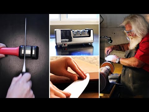 Four Good Ways to Sharpen Kitchen Knives