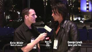 George Lynch talks w Eric Blair about Michael Sweet and Atheism @ Namm 2014