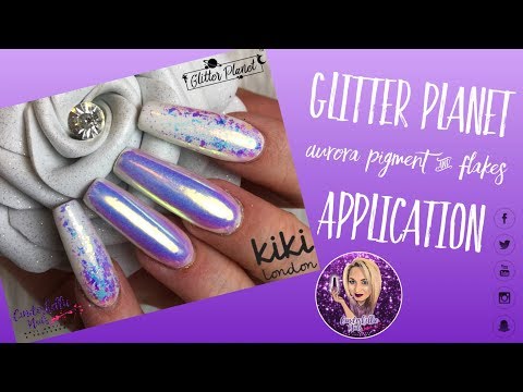 Glitter Planet | Aurora Pigment & Flakes | Application