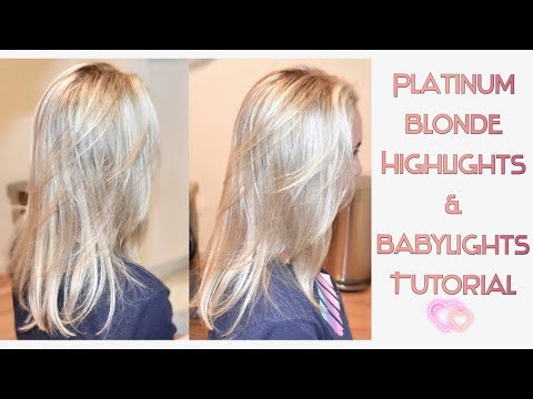 Platinum Blonde Highlights and Babylights!