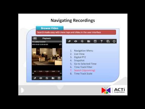 ACTi Mobile Client for Android V1.00.07 Product presentation