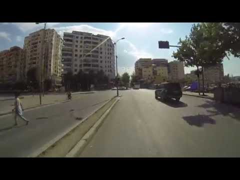 A bike ride through Tirana, capital of Albania!