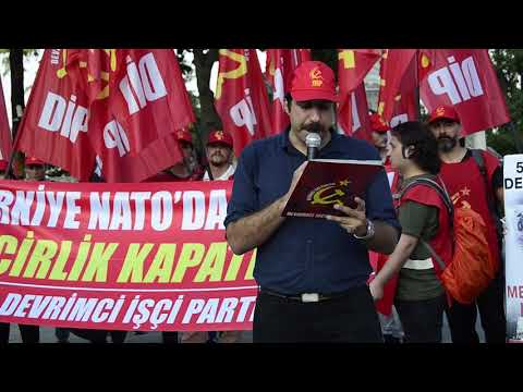 DİP’ten Dolmabahçe’de anti-emperyalist eylem: “Emperyalistler, işbirlikçiler 6. Filo’yu unutmayın!”