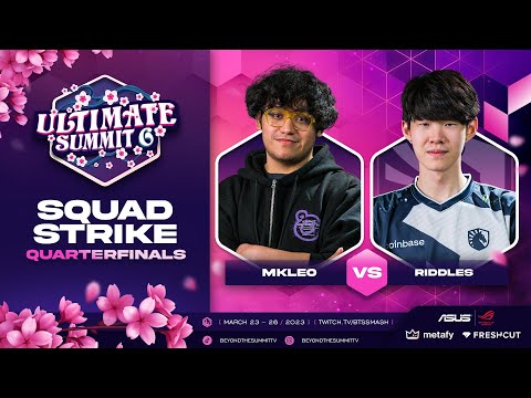 MkLeo vs Riddles - Squad Strike Quarter-Final - Smash Ultimate Summit 6