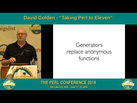 David Golden - "Taking Perl to Eleven with Higher-Order Functions"