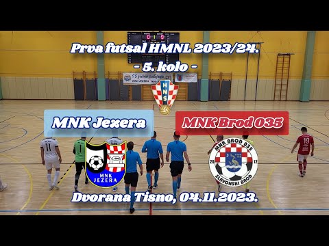 Prva futsal HMNL 2023/24. - 5. kolo - MNK Jezera - MNK Brod 035
