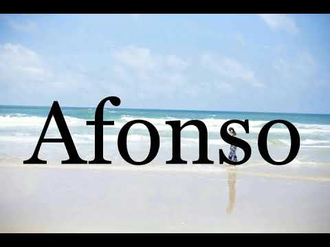 How To Pronounce Afonso🌈🌈🌈🌈🌈🌈Pronunciation Of Afonso