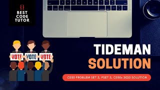 CS50 Tideman Problem Set 3 (pset3) Walkthrough (Step by Step Solution)